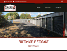 Tablet Screenshot of fultonselfstorage.com
